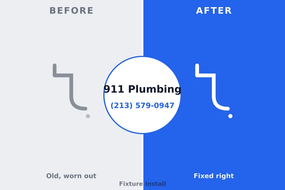 Before and after: plumbing repair Tifton, GA